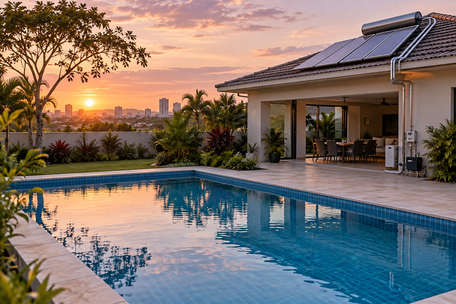 Sistema solar para piscina