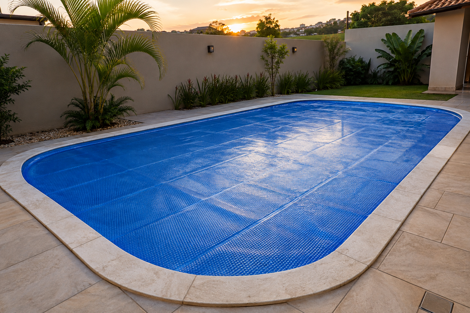 Capa térmica para piscina